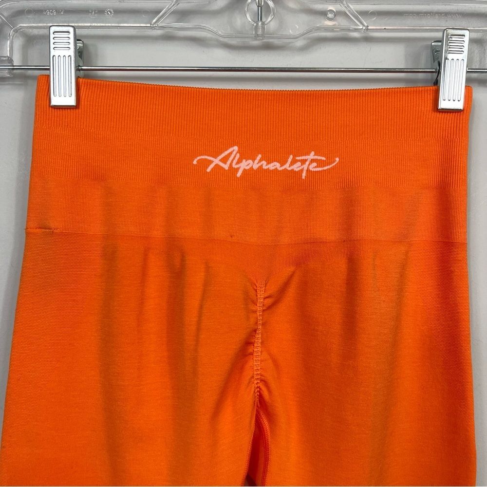 Alphalete OMBRE AMPLIFY LEGGING Seamless Scrunch Butt Legging Day Tripper XS - Picture 8 of 16